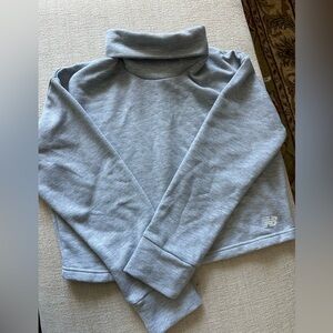 New balance cropped turtle neck sweater